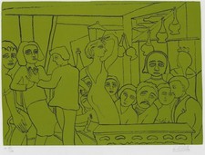 VIVIANI GIUSEPPE  TABARIN - 1964  LITOGRAFIA A 2 COLORI