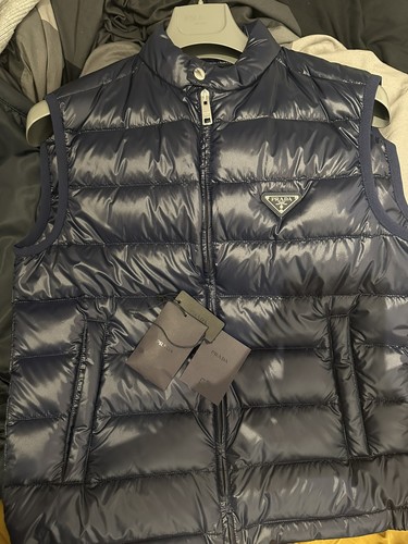 Nuovo gilet prada navy - prada, taglia