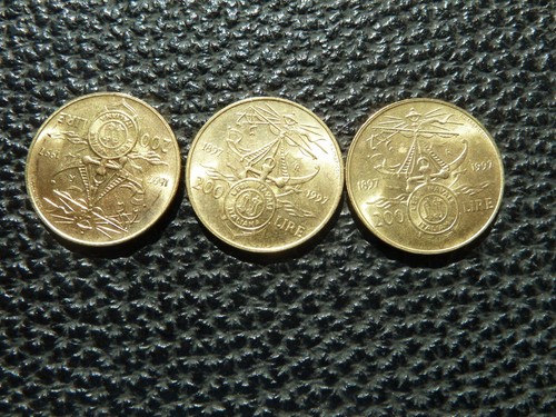 Tre monete lire 200 del - tre,