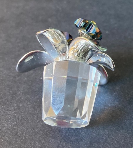 Swarovski crystal blue - crystal, flower