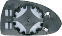 Vetro Specchio Piastra Retrovisore per Opel Corsa C 2000-2006 Sinistro