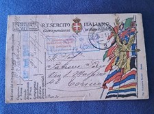 Cartolina Militare Regio Esercito Franchigia Prima Guerra Mondiale 1918