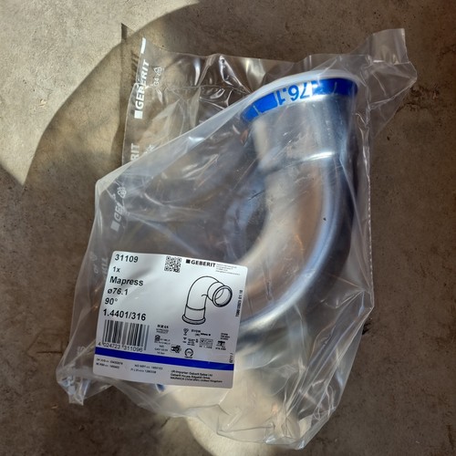 Geberit mapress mm curva - geberit, 76,1
