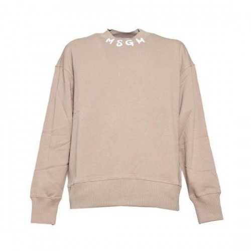 Felpa msgm con - con, spazzolato