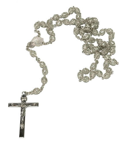 Rosario cattolico vintage tono