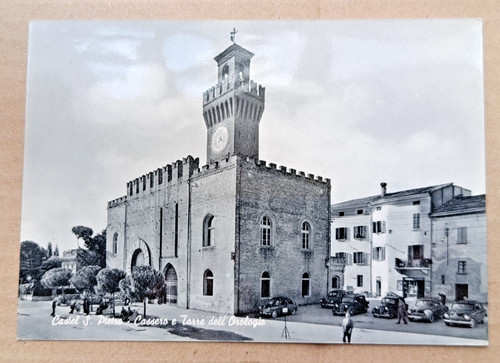 Cartolina castel san pietro - castel,