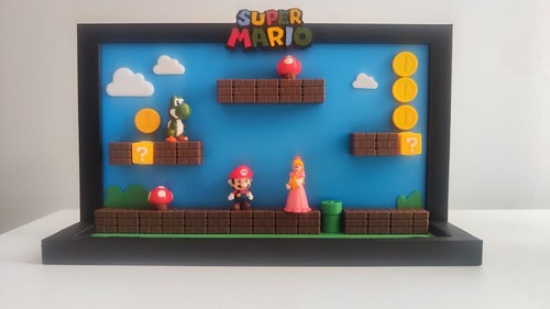 Diorama super mario - diorama,