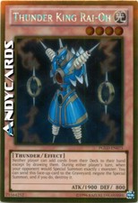THUNDER KING RAI-OH • (Rai-Oh, Re Del Tuono) • Oro • PGLD EN075 • Unl • Yugioh!