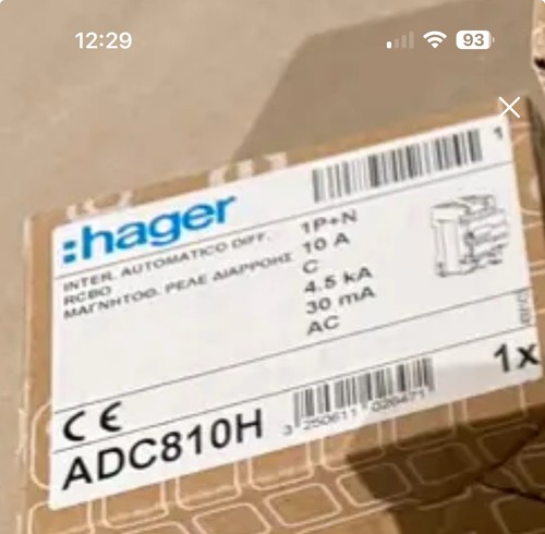 Hager adc810h interruttore - hager,