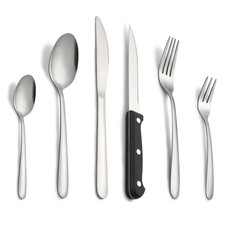 Pleafind 72 pezzi set posate