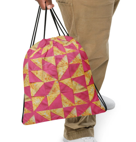 Borsa con coulisse finto