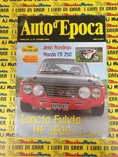 Rivista AUTO D'EPOCA anno XVII