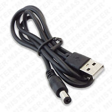 CAVO DI ALIMENTAZIONE PRESA USB 5V DA USB TIPO A a SPINOTTO MASCHIO 5,5x2,1mm