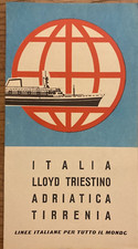 ITALIA-LLOYD TRIESTINO-ADRIATICA-TIRRENIA - VINTAGE BROCHURE