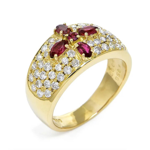 18k 56ct rubino - 0.56ct, naturale