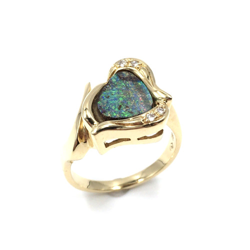 Anello oro kt opale - in,