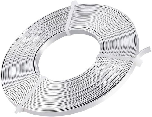 10m filo piatto alluminio - filo,