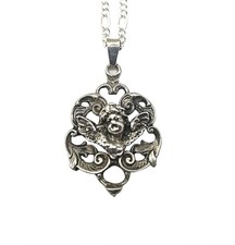 Ciondolo angelo putto in