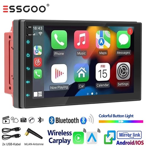 Autoradio din touchscreen - 7",