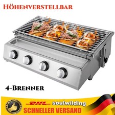 Barbecue a gas GPL 4 fuochi