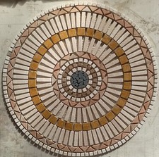Rosone mosaico anticato per - mosaico,