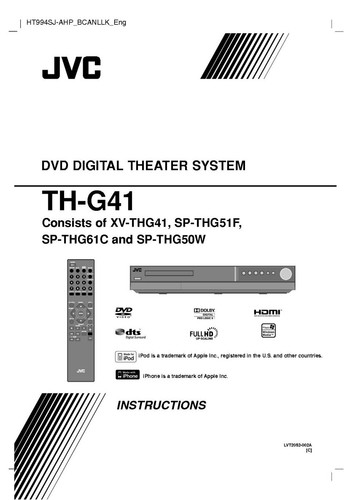 Jvc g41 thg41 - jvc, sistema