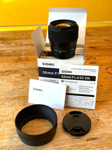 Obiettivo sigma 56mm 4 - 56mm, dc