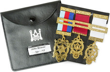 Set Di Portagioie in Pelle Con