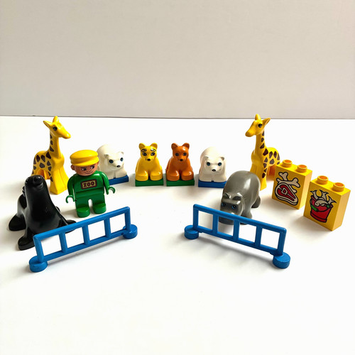 Lego duplo zoo - keeper, animals