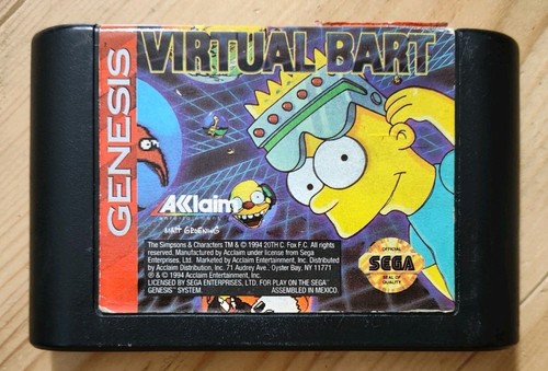 Virtual bart simpsons - simpsons, sega