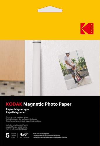 Kodak magnetic photo paper - magnetic,