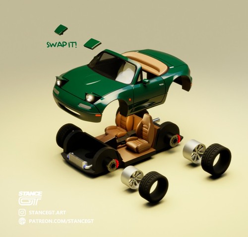 Mazda kit modellino - mx‐5,