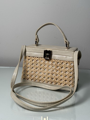 Borsa tracolla zara - borsa, rattan