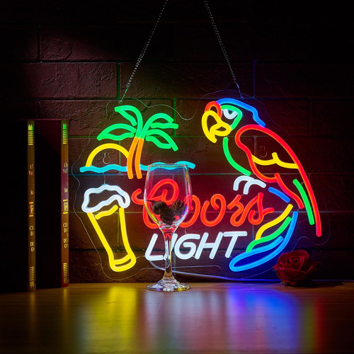 Insegna neon bar - insegna, parrot