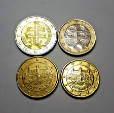 4 monete Slovenia 2 Euro 1 Euro 50 centesimi 20 Centesimi 2009