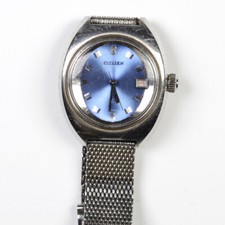 CITIZEN Automatic 28800 Ref. 64-4714 Orologio Donna Lady Watch Quadrante Blu