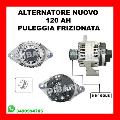 Alternatore nuovo 120 fiat - nuovo, ah