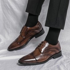 Men's Faux Leather Dress Shoes