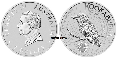 Australia onza 2025 dollaro - 2025., 1
