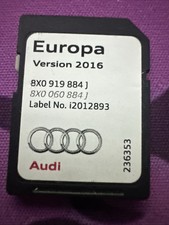 Genuine Audi A1 A6 A7 Q3 RMC Maps Sat Nav SD Card 2016 8X0919884J