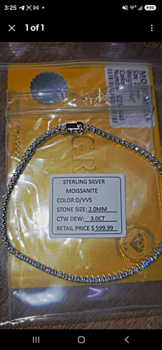 Bracciale tennis argento - tennis, 925