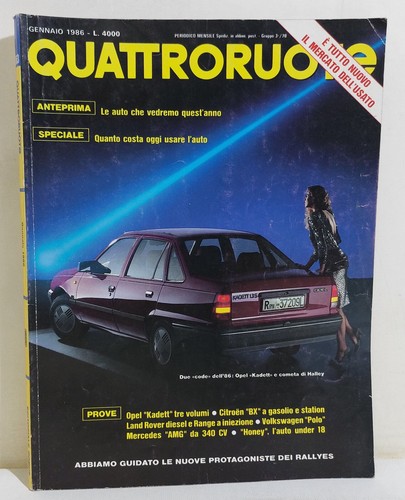 37736 quattroruote 1986 - 37736,