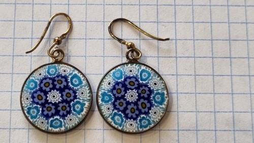 Orecchini italiani murrine - orecchini,