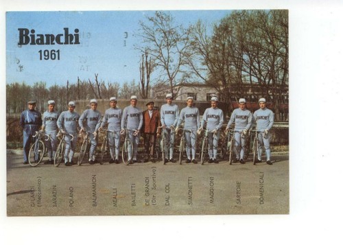 Cartolina bianchi 1961 - bianchi, giro
