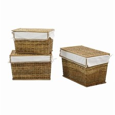 BAULE FODERATO BURI SVASATO,CESTO VIMINI,CASSETTO,CONTENITORE,ARMADIO 381041G