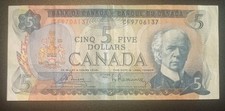 Banconota dollari canada - 5,