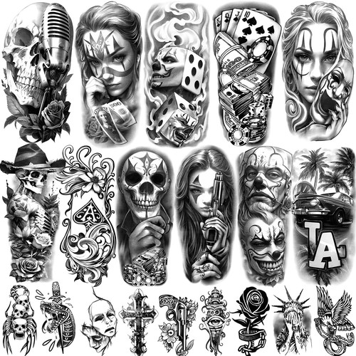Fogli tatuaggi temporanei - 77,
