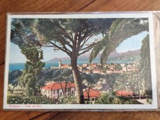 BORDIGHERA IMPERIA CARTOLINA FP COLORATA VGT 1939