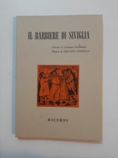 IL BARBIERE DI SIVIGLIA. RICORDI 1960
