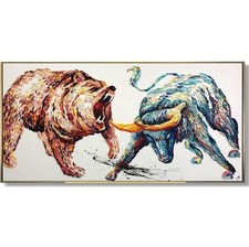 Quadro Toro e Orso | Enorme